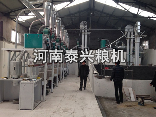 鄭州地區10噸級石磨面粉機安裝案例